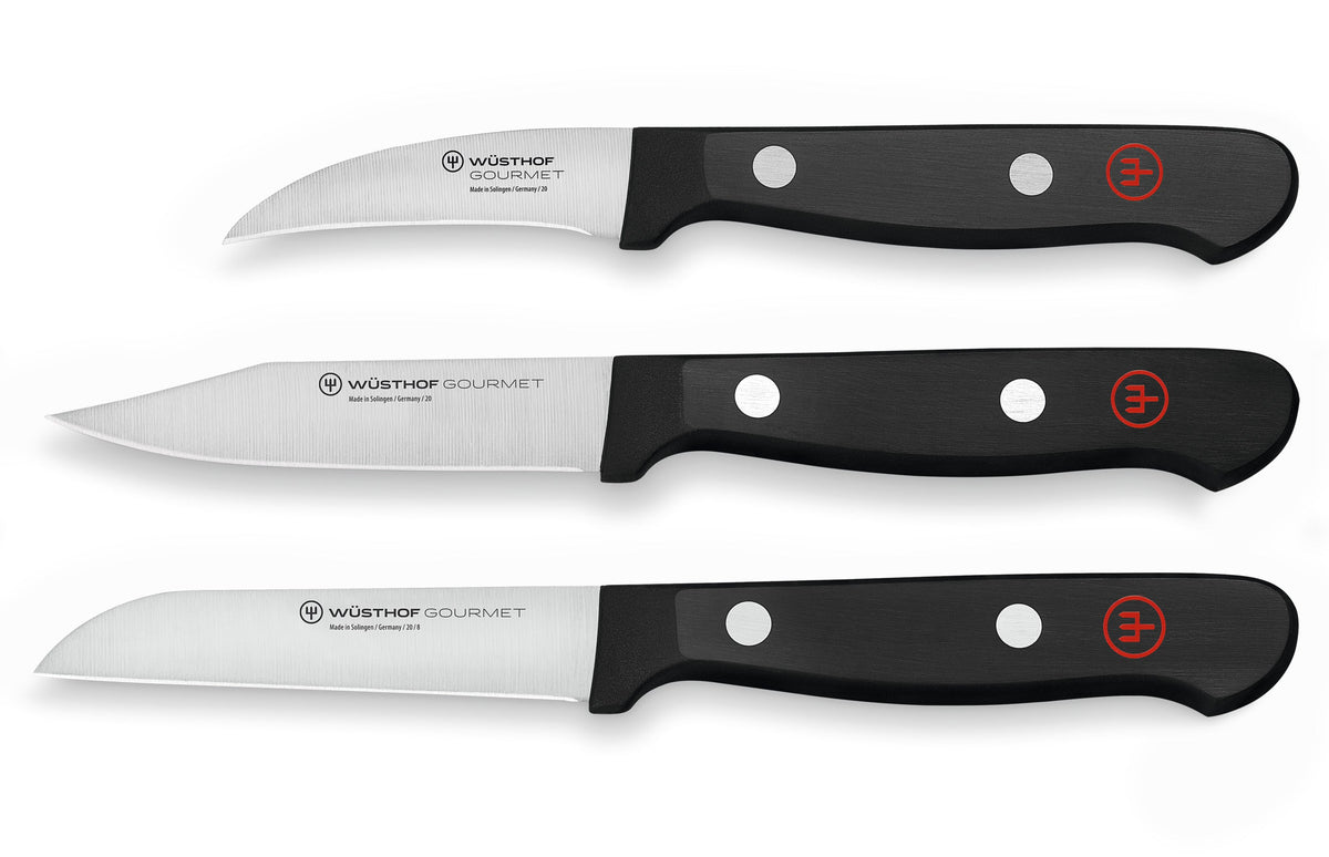 Wüsthof Gourmet Paring Knife Set – 3-pcs. Wusthof by Kitchen Niche
