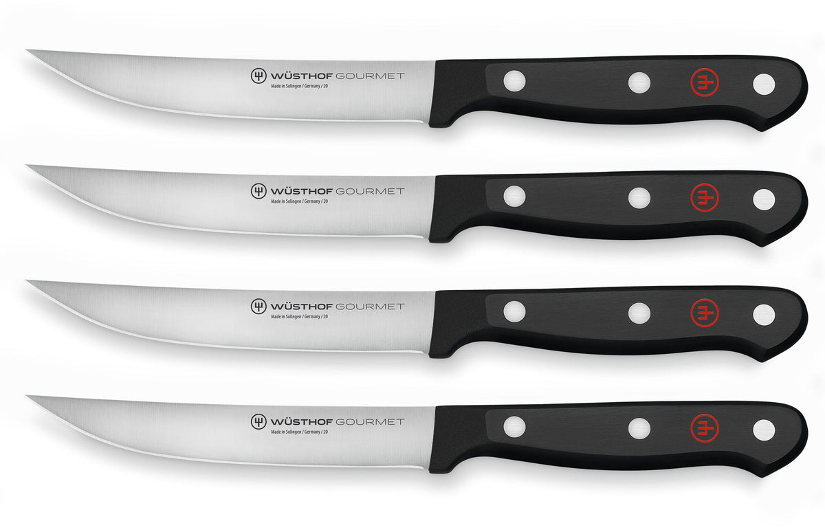 Wüsthof Gourmet Steak Knife Set – 4-pcs. Wusthof by Kitchen Niche