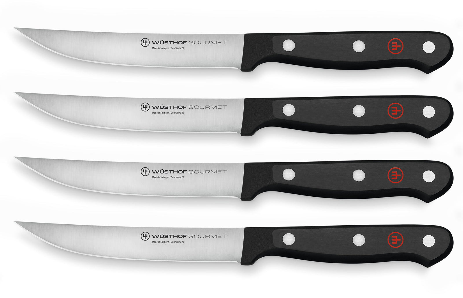Wüsthof Gourmet Steak Knife Set – 4-pcs. Wusthof by Kitchen Niche