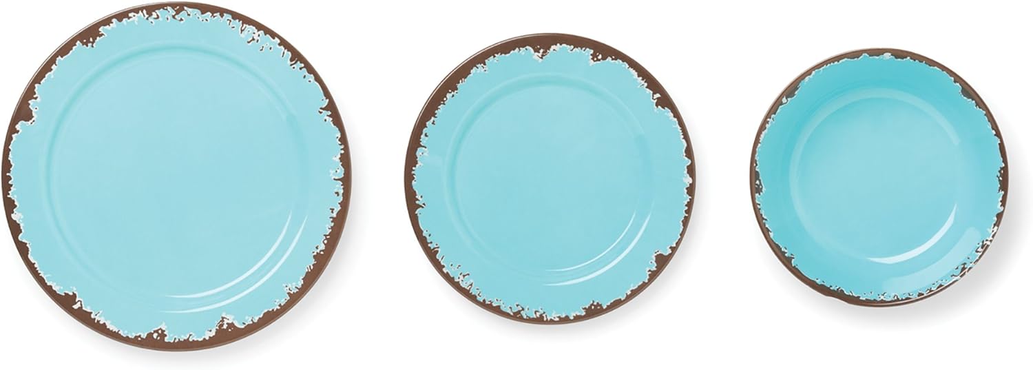 Fox Run Melamine Dinnerware Set, 12 Piece