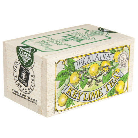 Metropolitan Tea Company Key Lime Tea – 25 Teabag Wood Box