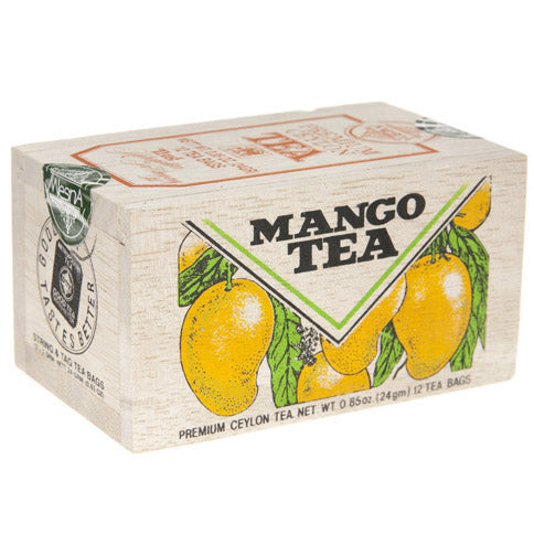 Metropolitan Tea Company Mango Tea – 25 Teabag Wood Box