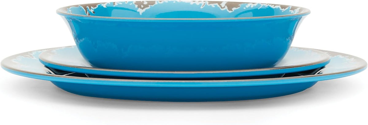 Fox Run Melamine Dinnerware Set, 12 Piece