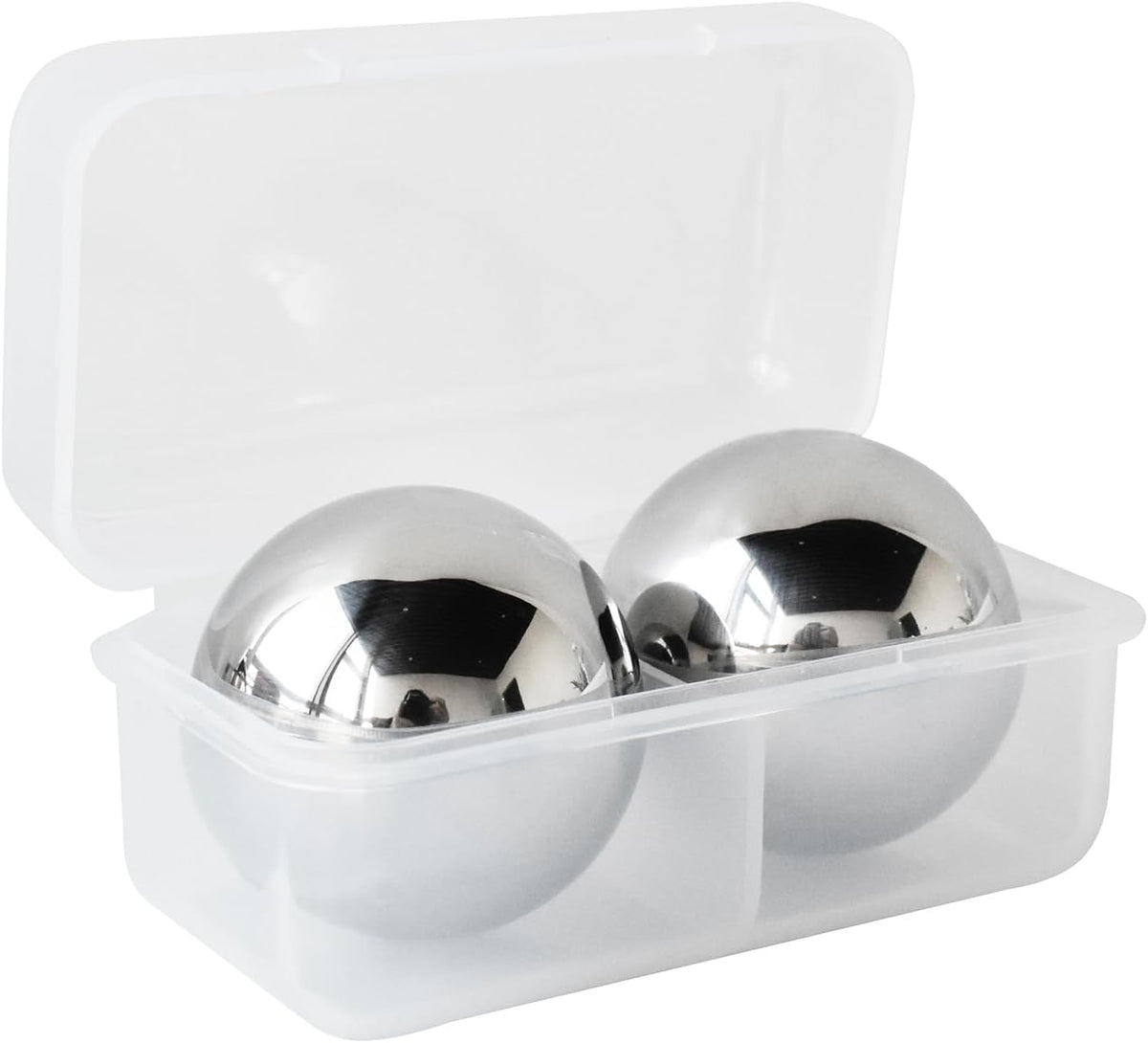 Outset Stainless Steel Ice Spheres Set of 2