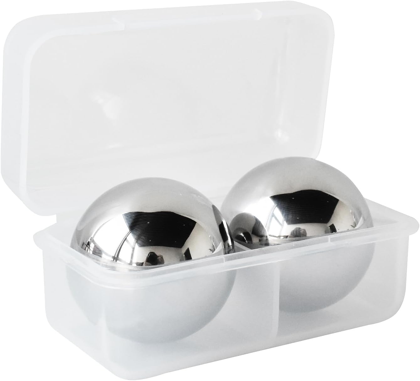 Outset Stainless Steel Ice Spheres Set of 2