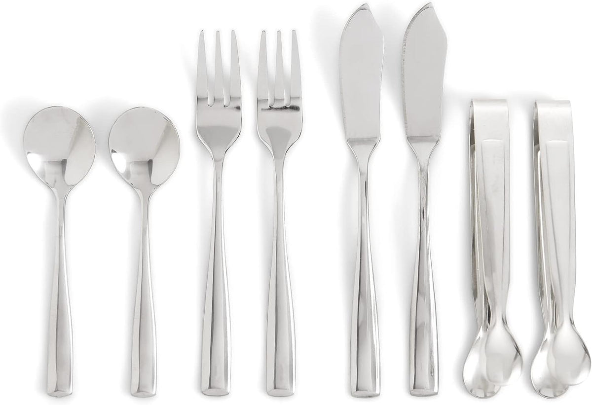 Ironwood Stainless Steel Charcuterie Serving Set