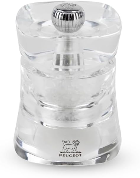 Peugeot Baltic Acrylic Salt Mill – 8 cm
