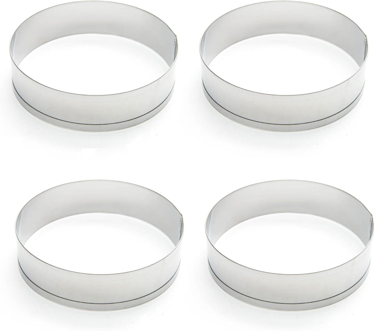 Fox Run Set of 4 English Muffin Rings