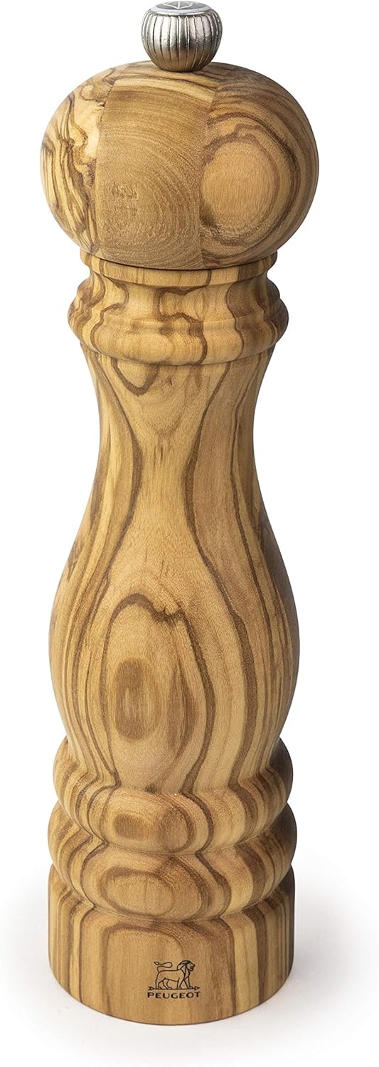 Peugeot Paris Olive Wood Salt Mill – 22 cm