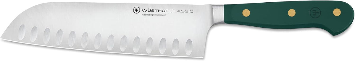 Wüsthof Classic Fresh Rosemary Hollow Ground Santoku Knife – 7"
