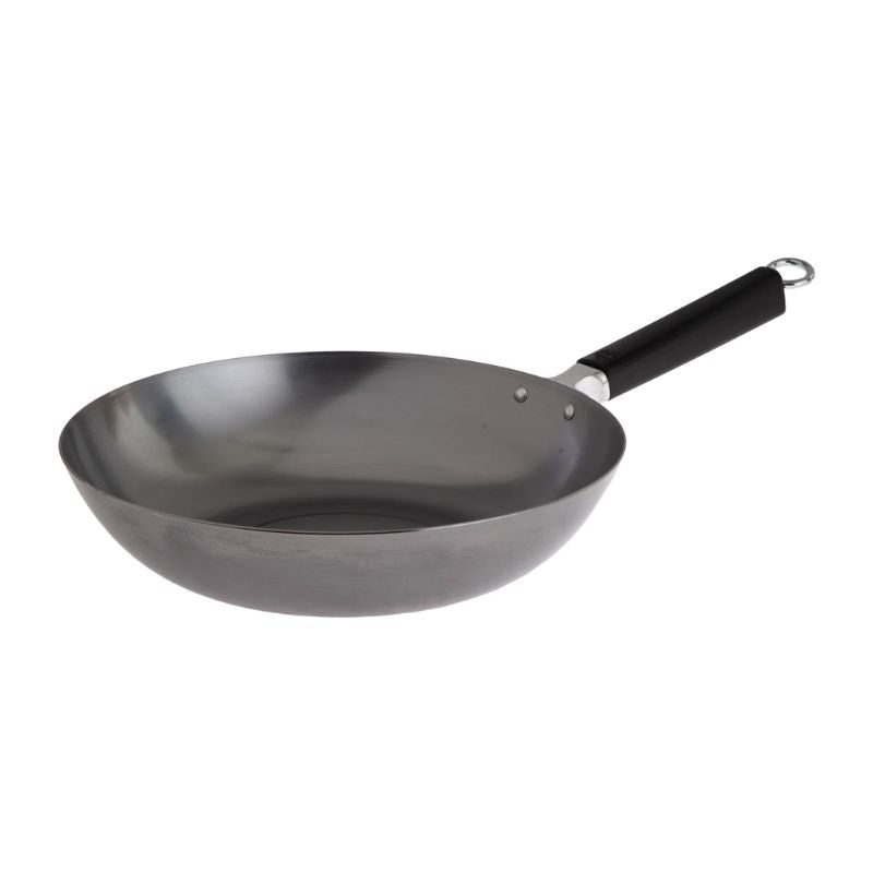 Joyce Chen Professional Series 12-Inch Uncoated Carbon Steel Stir Fry Pan