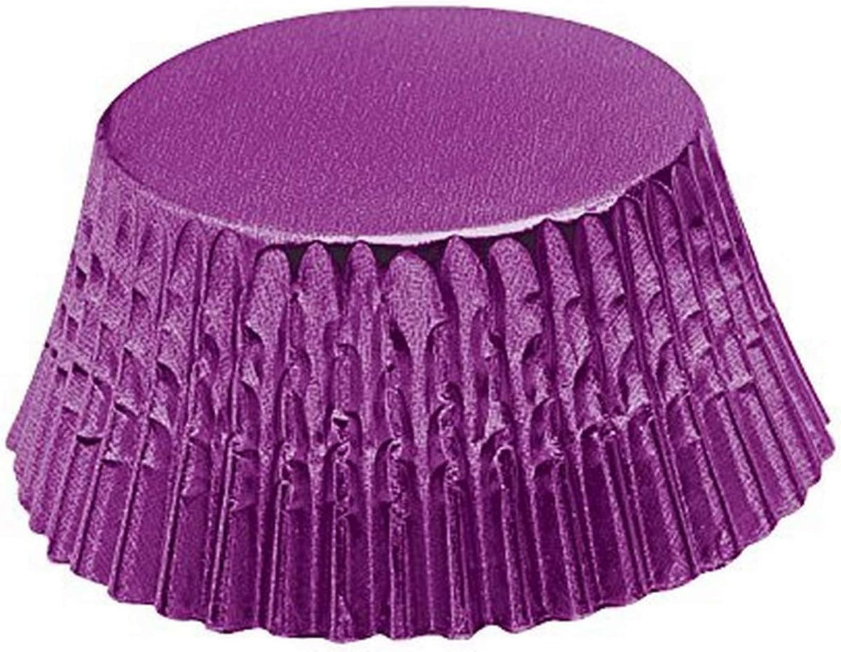 Fox Run Purple Foil Baking Cups, Set of 32