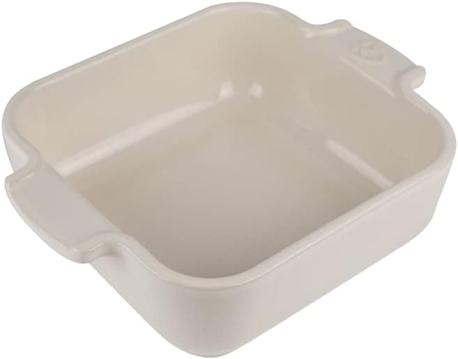 Peugeot Ceramic Baking Dish – Square – Ecru – 18 cm