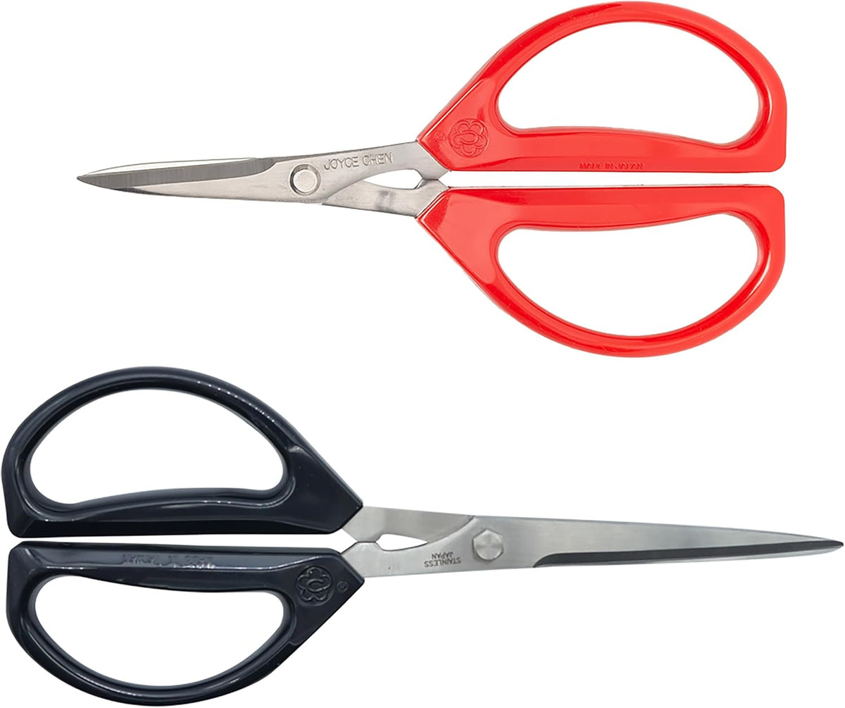 Joyce Chen Unlimited Scissors 2 Pack – Dark Navy &amp; Red