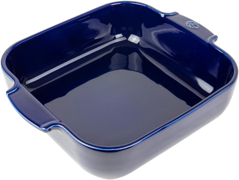 Peugeot Ceramic Baking Dish – Square – Blue – 28 cm