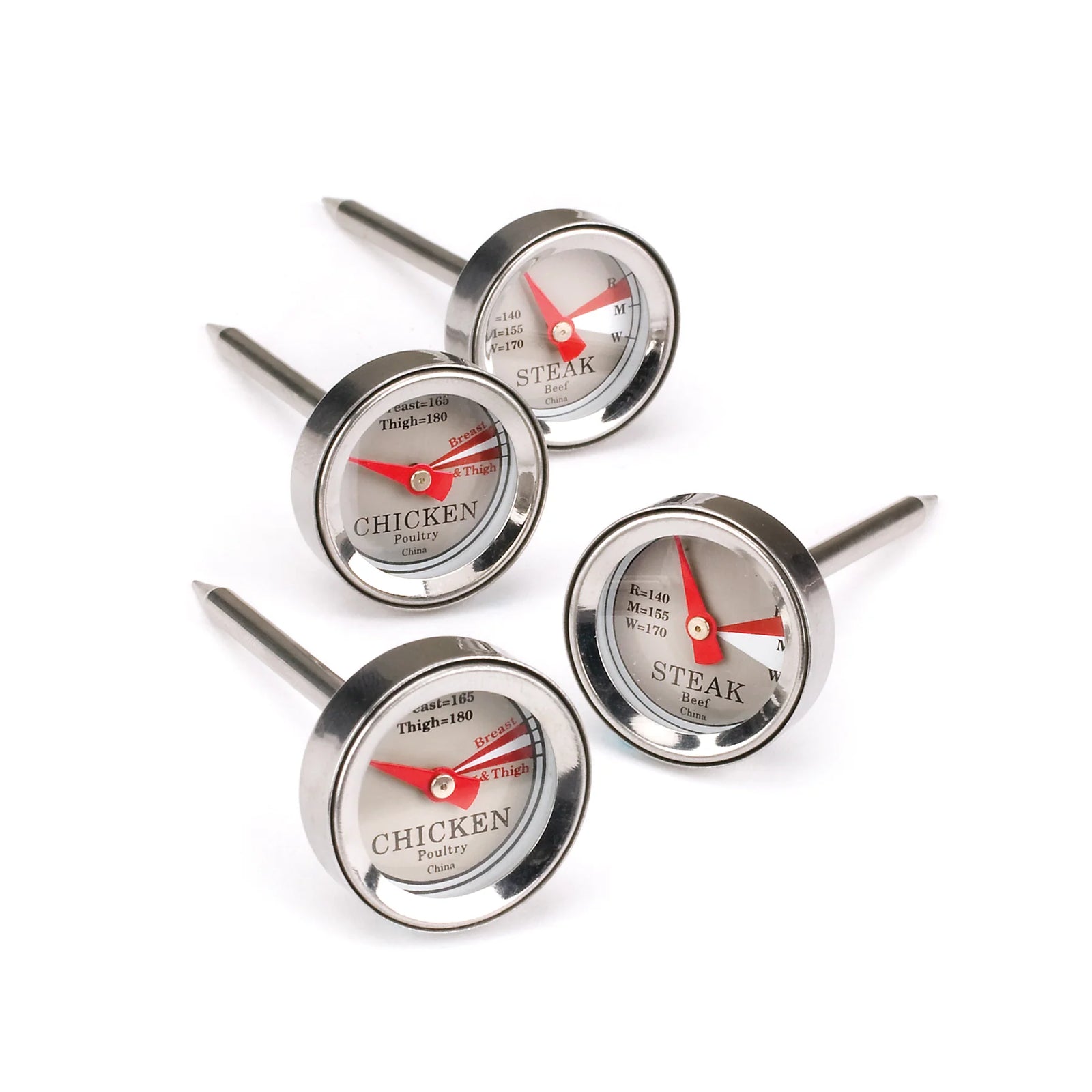 Maverick Mini Steak and Chicken Thermometer Set 4-Piece