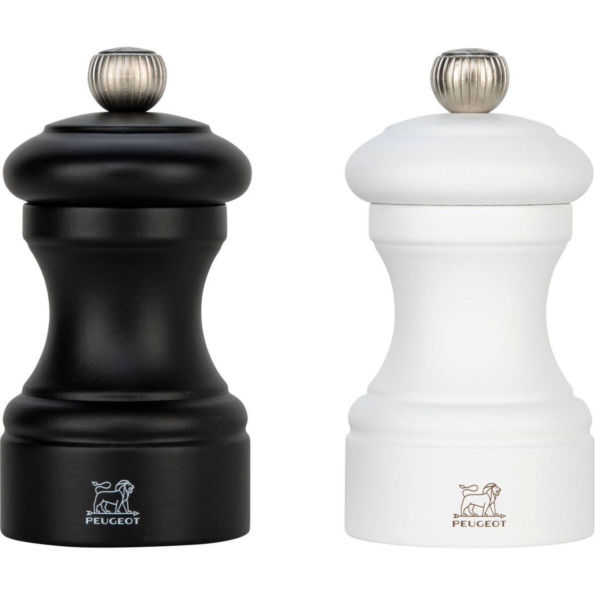 Peugeot Bistro Duos Manual Mills – Black & White Beechwood – 10 cm