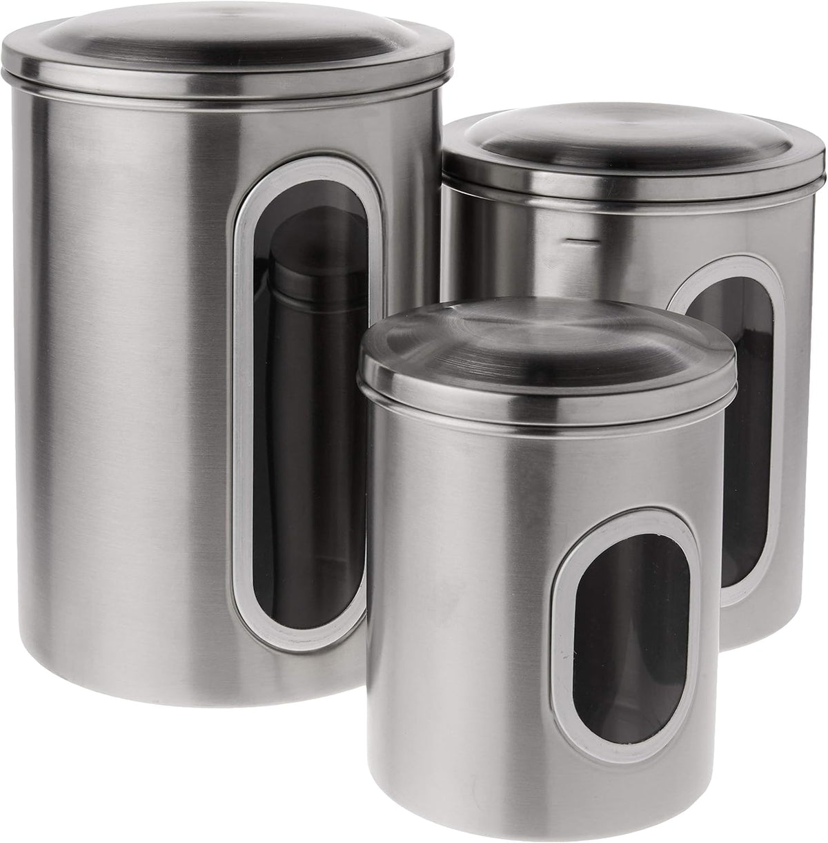Fox Run Stainless Steel Canister Set of 3