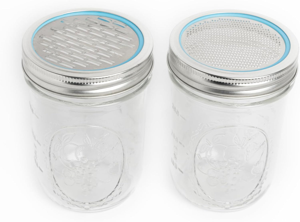 Jarware Grater and Zester Lid Set