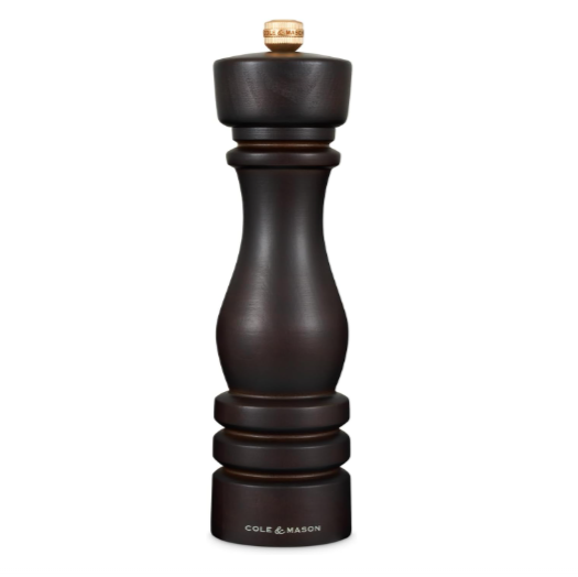 Cole &amp; Mason The London Collection Salt Mill – Chocolate Wood – 8.5" / 22 cm by Kitchen Niche