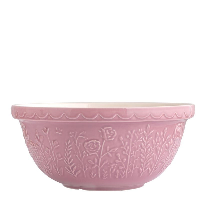 Mason Cash Meadow Mixing Bowl 11.75-Inch Pink