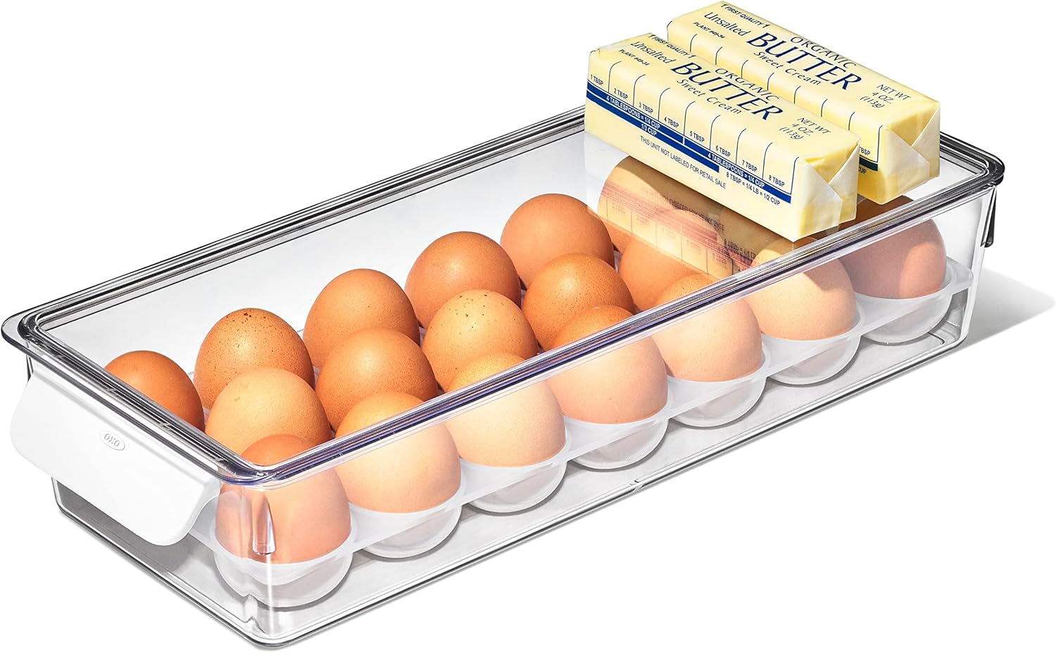 OXO Good Grips Fridge Egg Bin with Lid