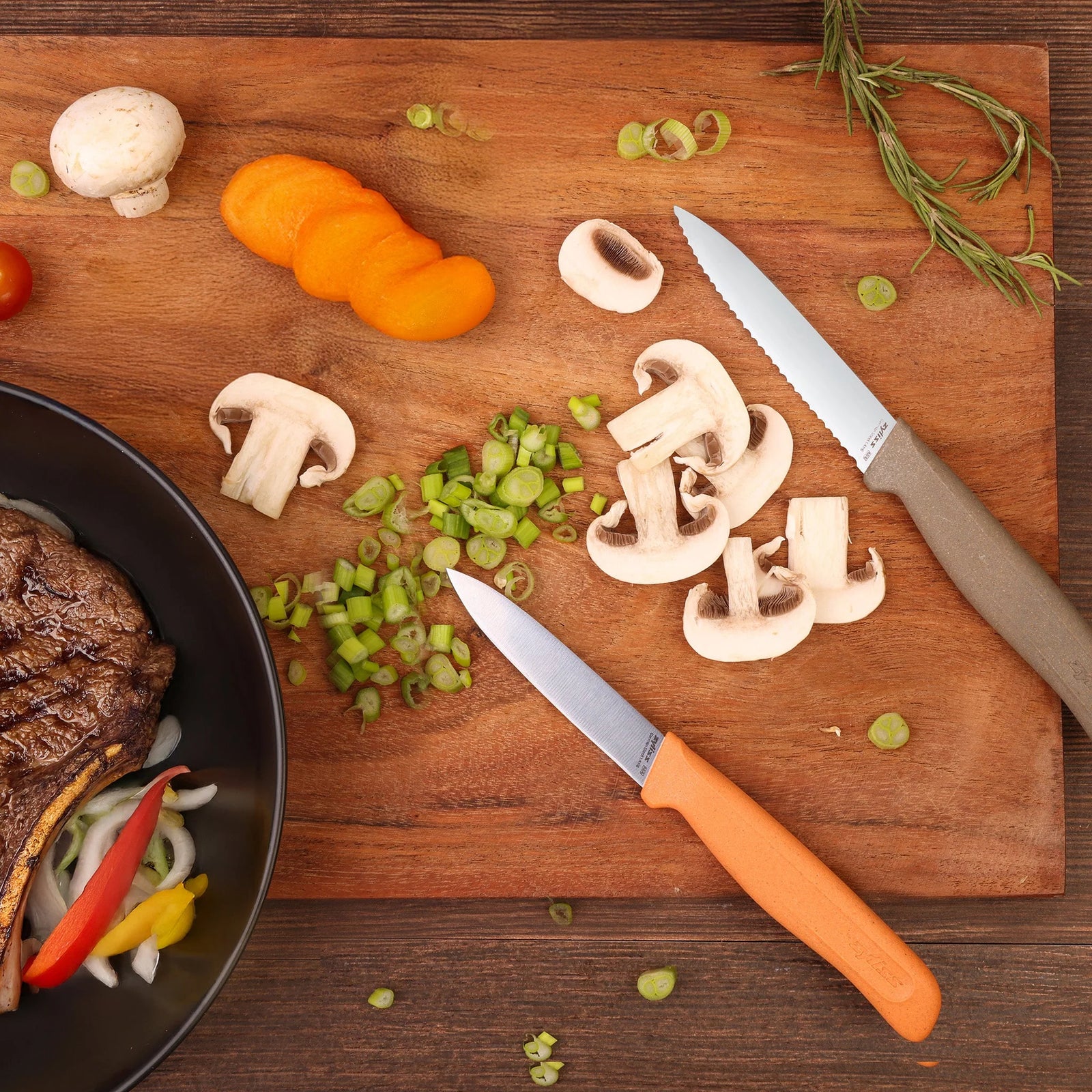 Zyliss 2 Pc Knife Set – Paring & Serrated Paring
