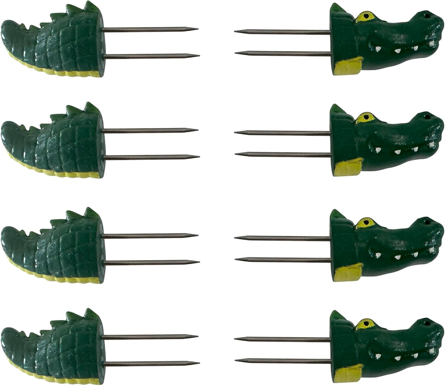 Outset Crocodile Corn Holders Set of 8