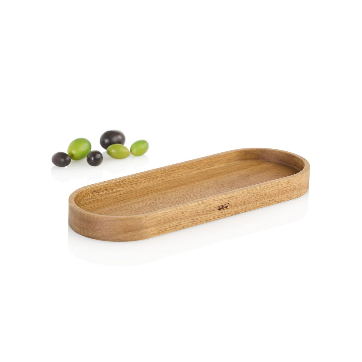 AdHoc POSTO Coaster – Acacia Wood – 9.1" / 23 cm