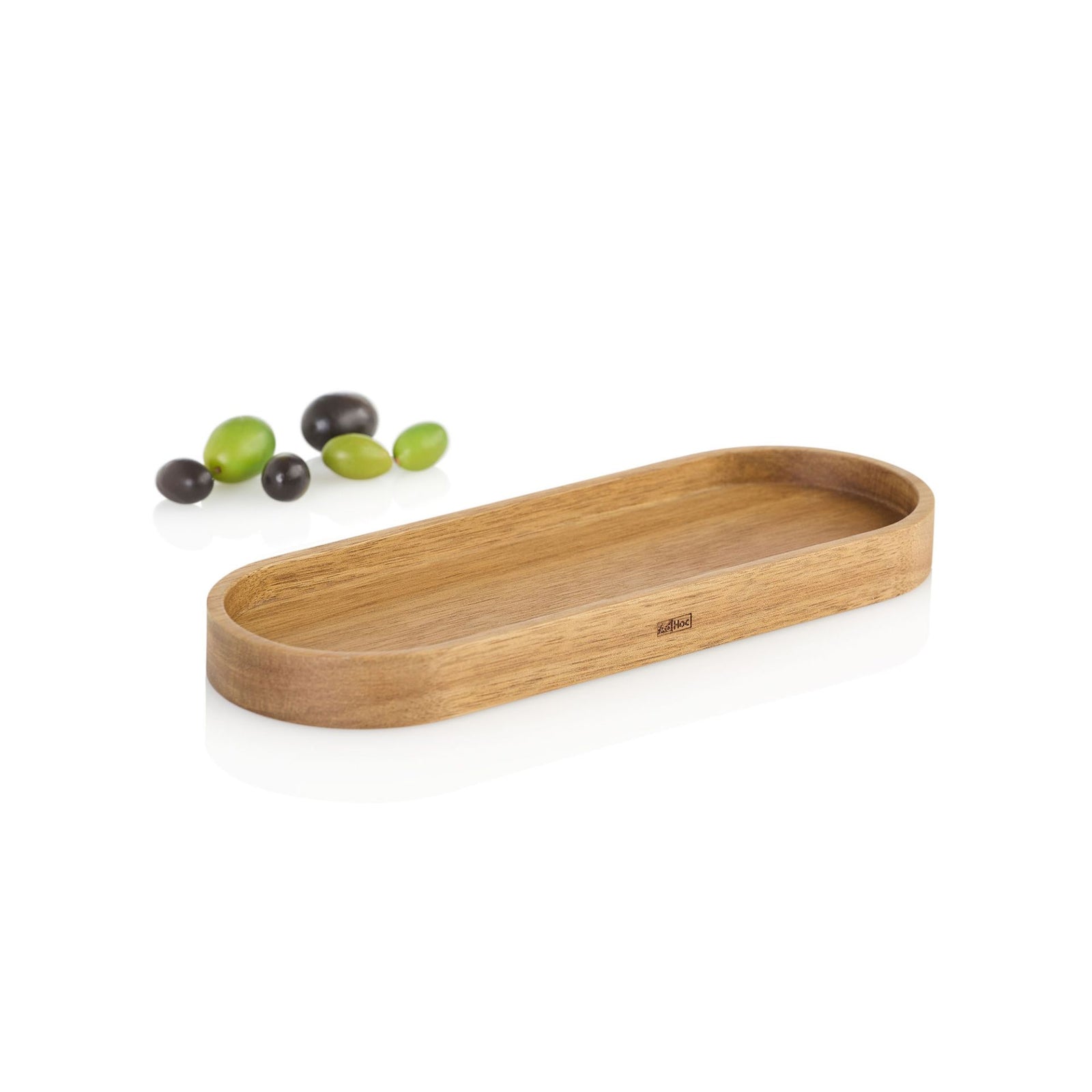 AdHoc POSTO Coaster – Acacia Wood – 9.1" / 23 cm