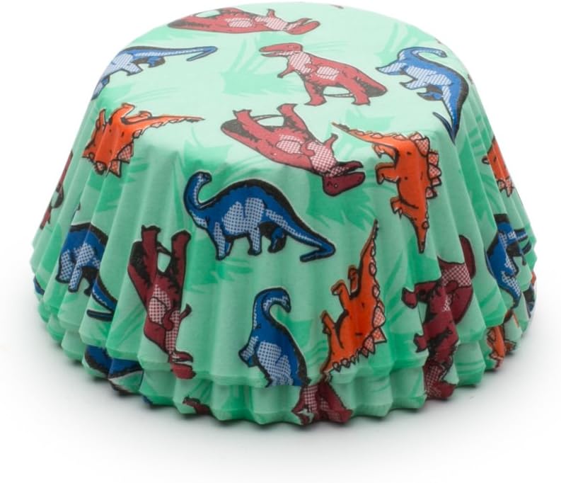 Fox Run Dinosaur Bake Cups - 50 Pack