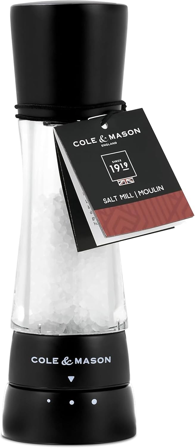 Cole & Mason Derwent Salt Mill – Matt Black