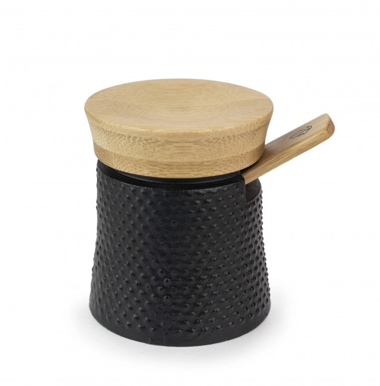 Peugeot Bali Cast Iron Salt Cellar – Black – 7.5 cm