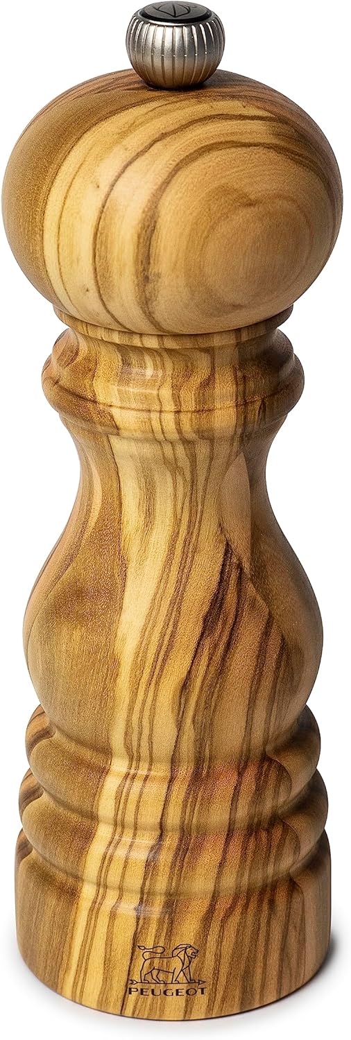 Peugeot Paris Olive Wood Pepper Mill – 18 cm
