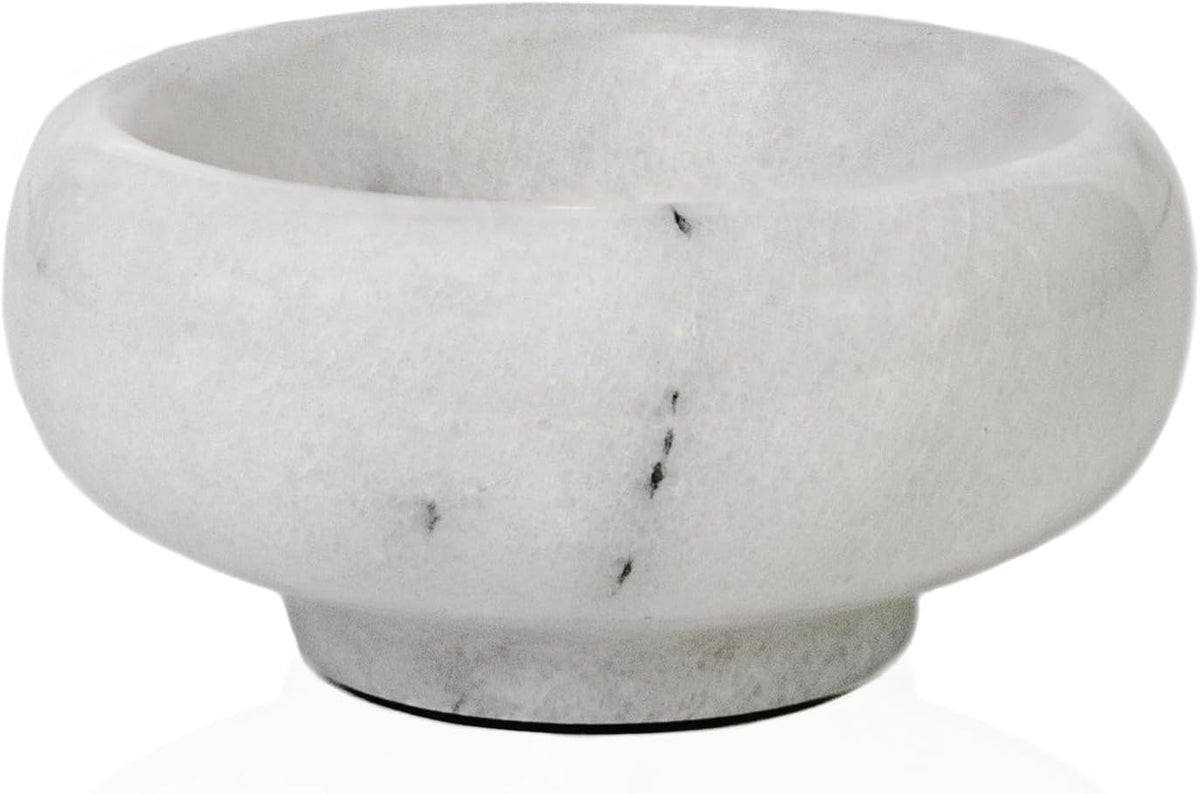 Fox Run Natural White Marble Pinch Bowl, 1 oz