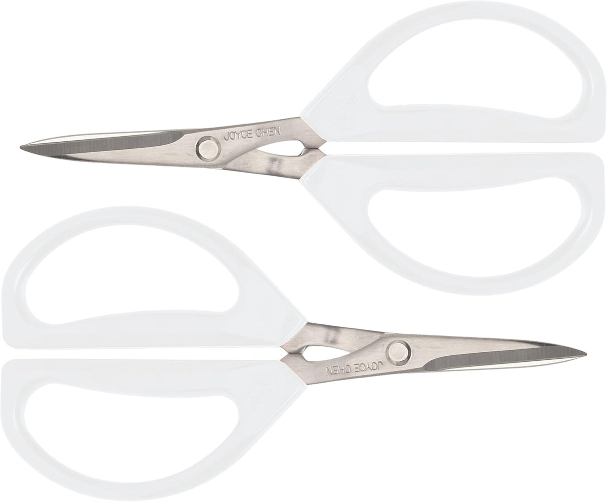 Joyce Chen Original Unlimited Kitchen Scissors – White – 2 Pack