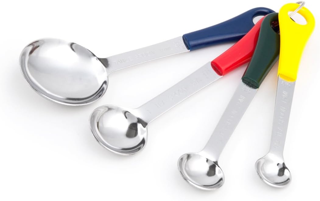 Fox Run Colored Stainless Steel Measuring Spoon Set