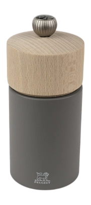 Peugeot Boreal Manual Pepper Mill – Rock Grey Beechwood – 12 cm