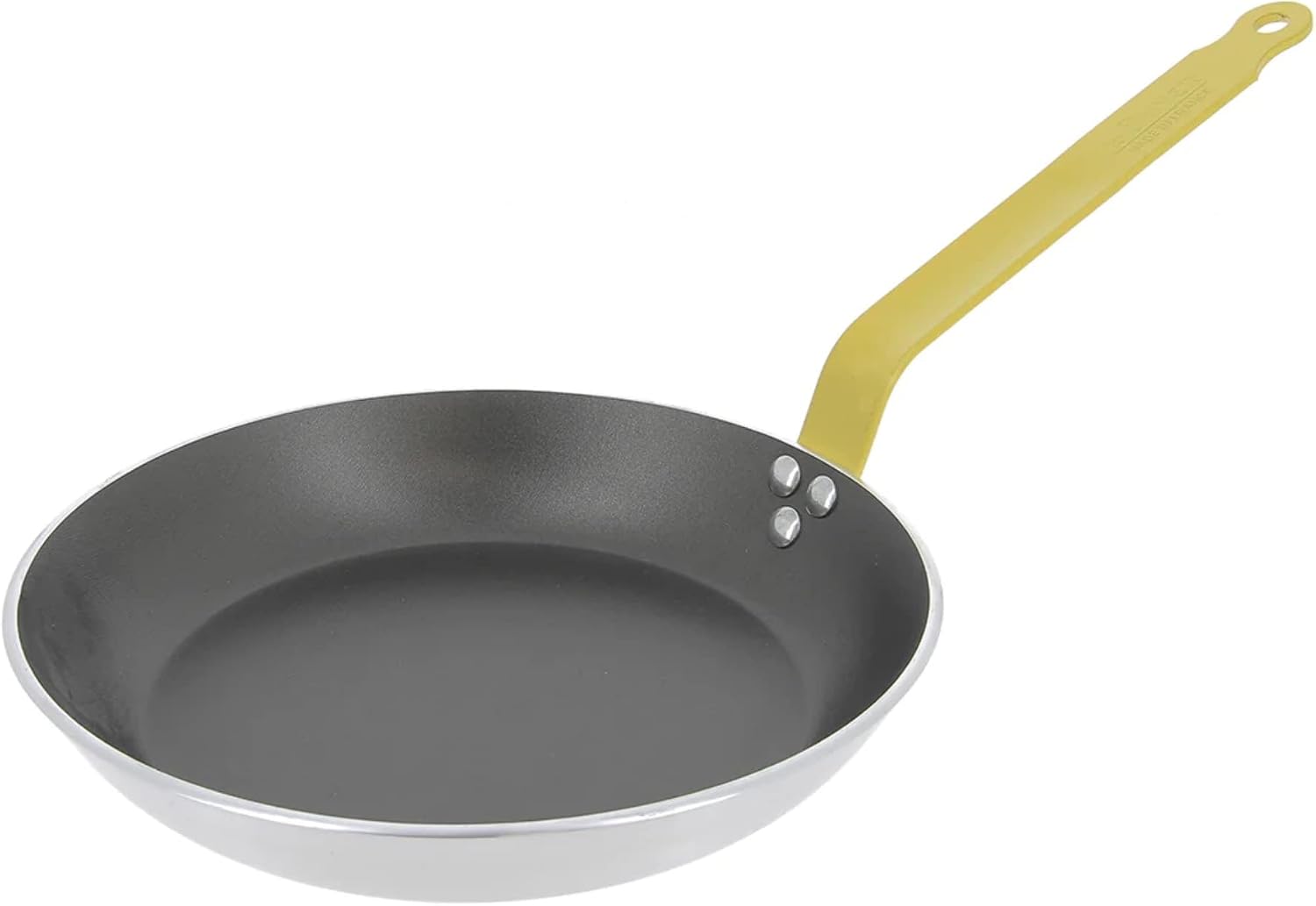 De Buyer Choc Round Non-Stick Fry Pan with Yellow Handle – 32 cm