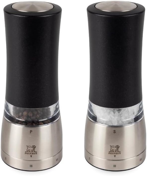 Peugeot Daman Electric u'Select Salt & Pepper Mill Set – 16 cm