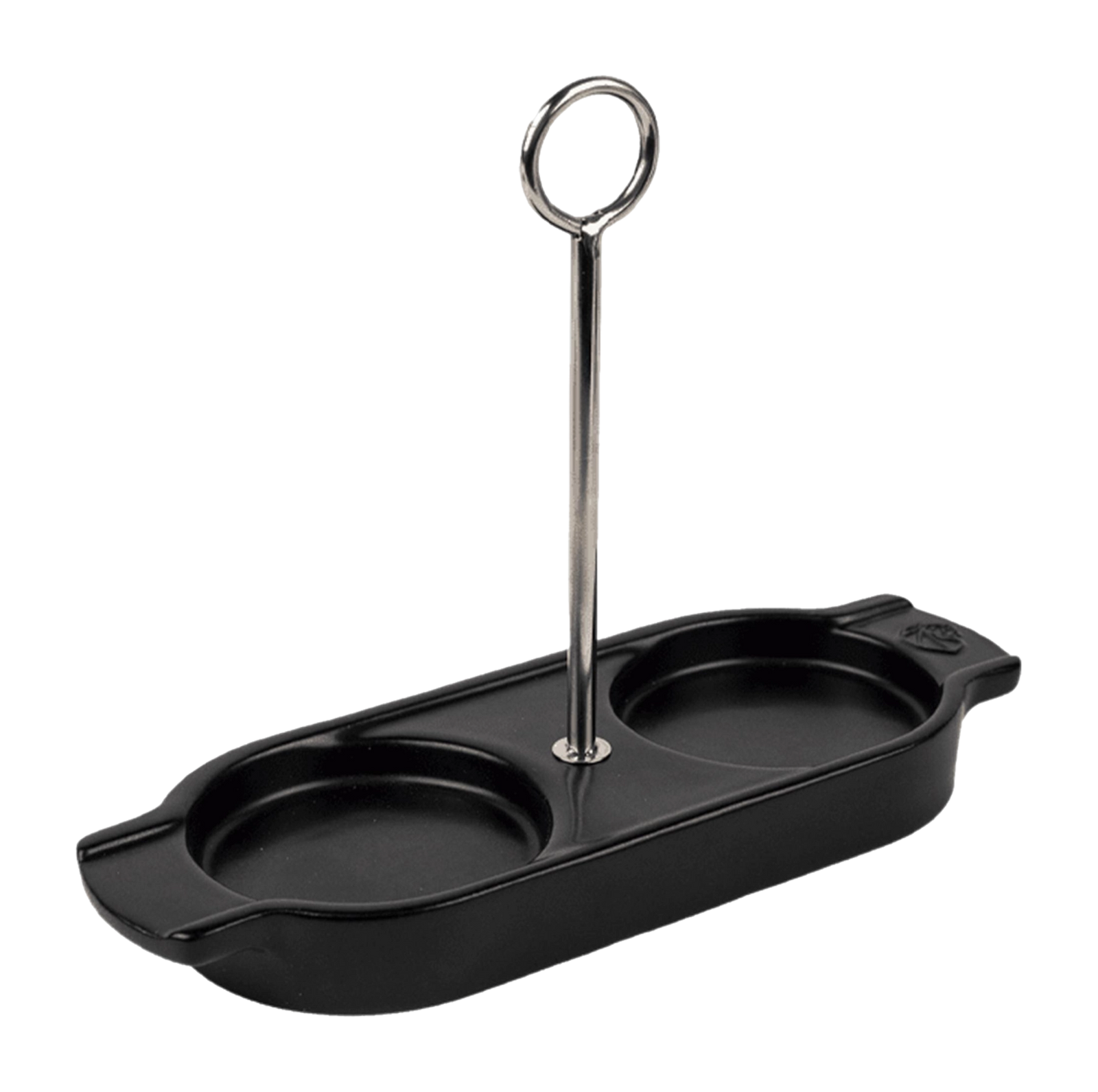 Peugeot Linea Ceramic Mill Tray with Handle Satin Black