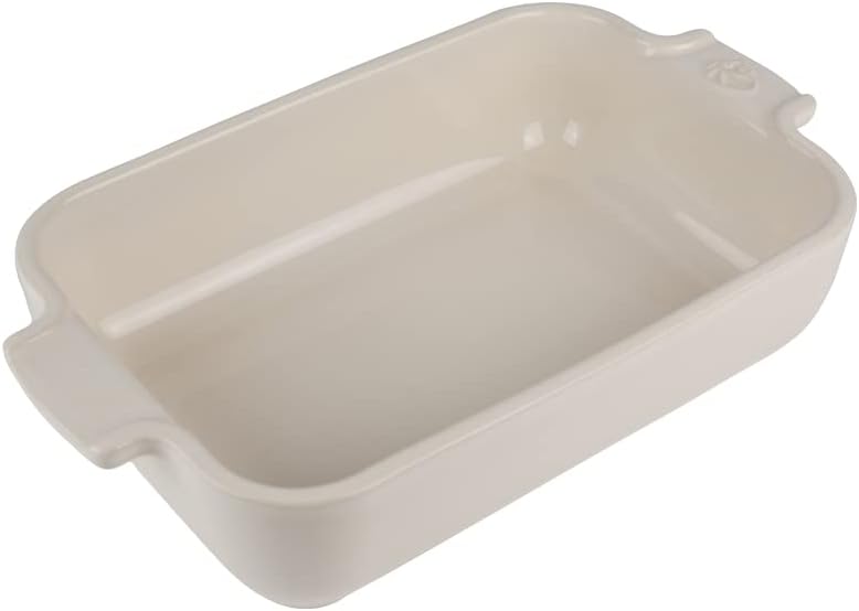 Peugeot Ceramic Baking Dish – Rectangular – Ecru – 22 cm