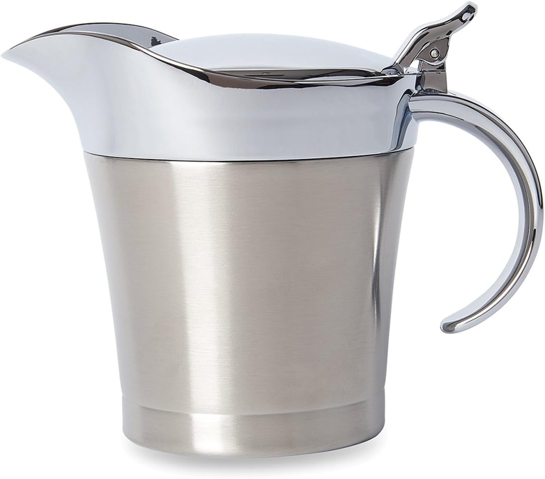 Fox Run Double Walled Stainless Steel Gravy Boat / Warmer