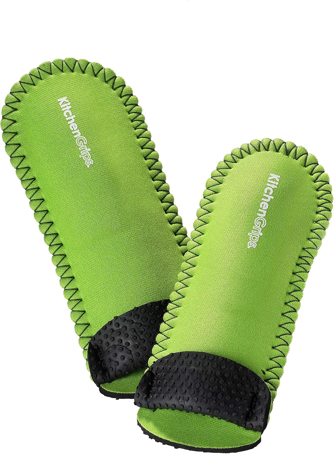 Kitchen Grips Deluxe Pan Handle Holders 2-Piece Lime Black