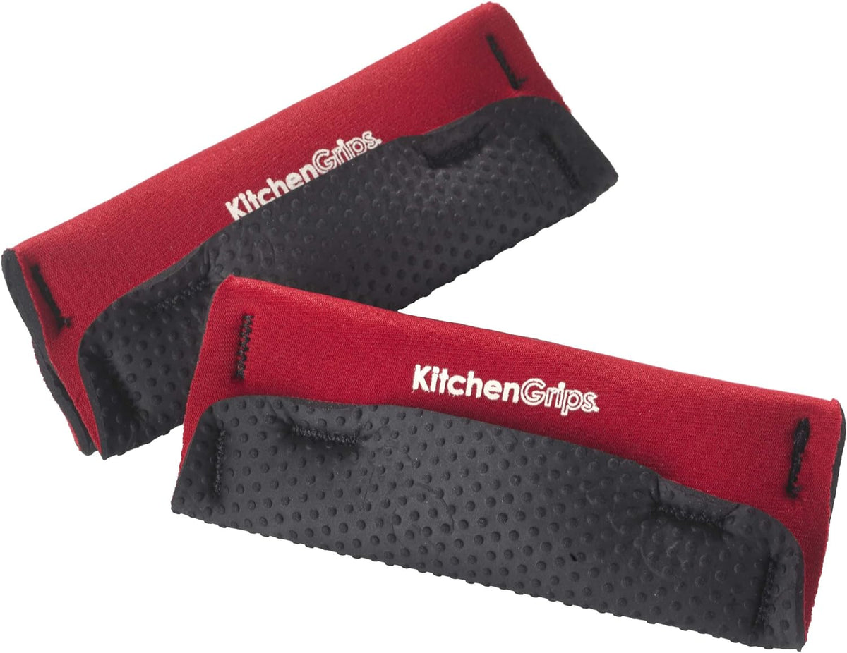 Kitchen Grips Loop Handle Holders 2-Piece Cherry Black