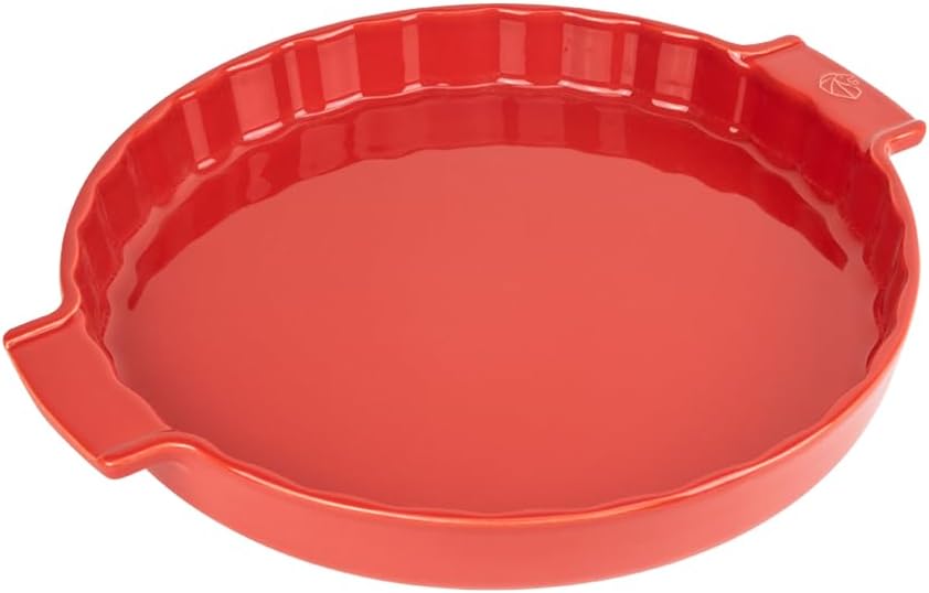 Peugeot Ceramic Baking Dish – Square – Red – 36 cm