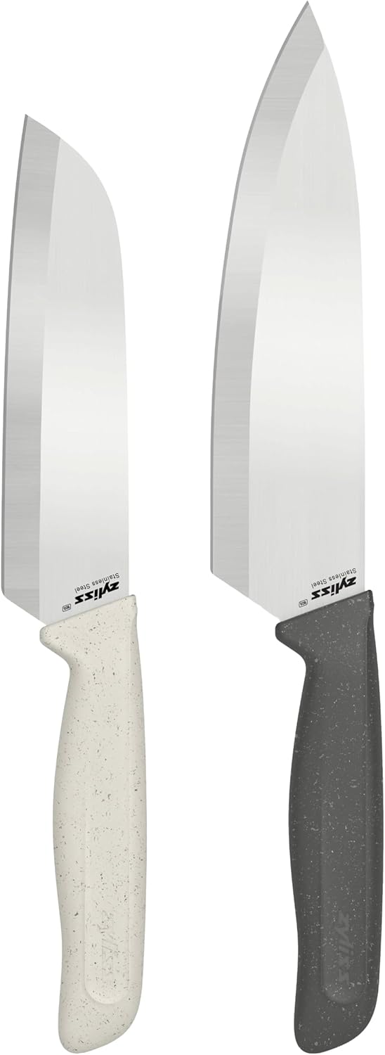 Zyliss Classic 2 Pc Knife Set – Chef &amp; Santoku