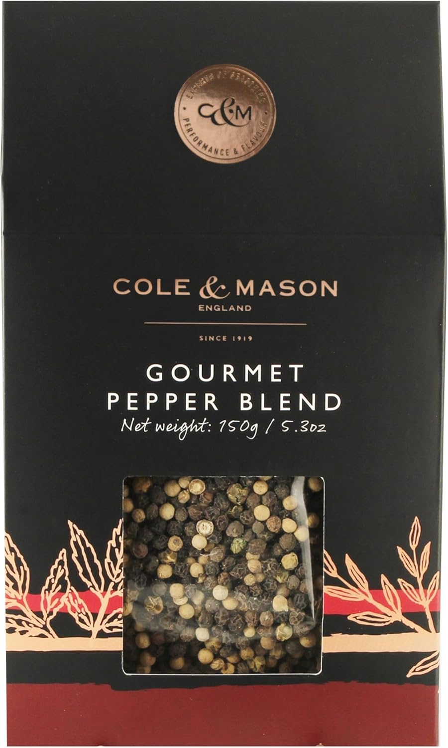 Cole & Mason Gourmet Peppercorn Refill 5.3oz