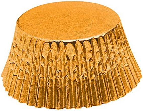 Fox Run Orange Foil Baking Cups, Set of 32