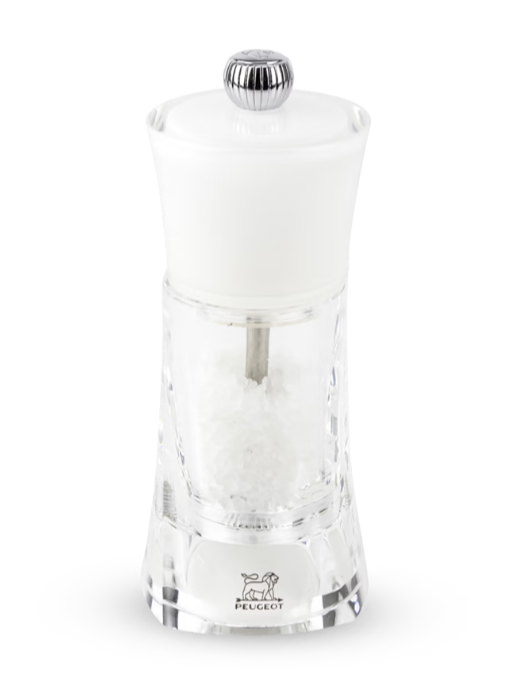 Peugeot Molene White 14cm Salt Mill by Kitchen Niche